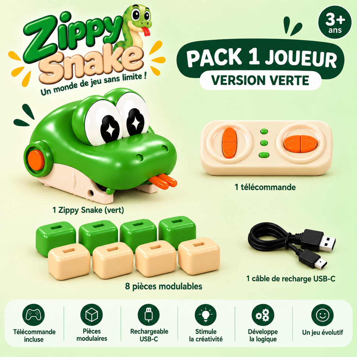 Zippy Snake™