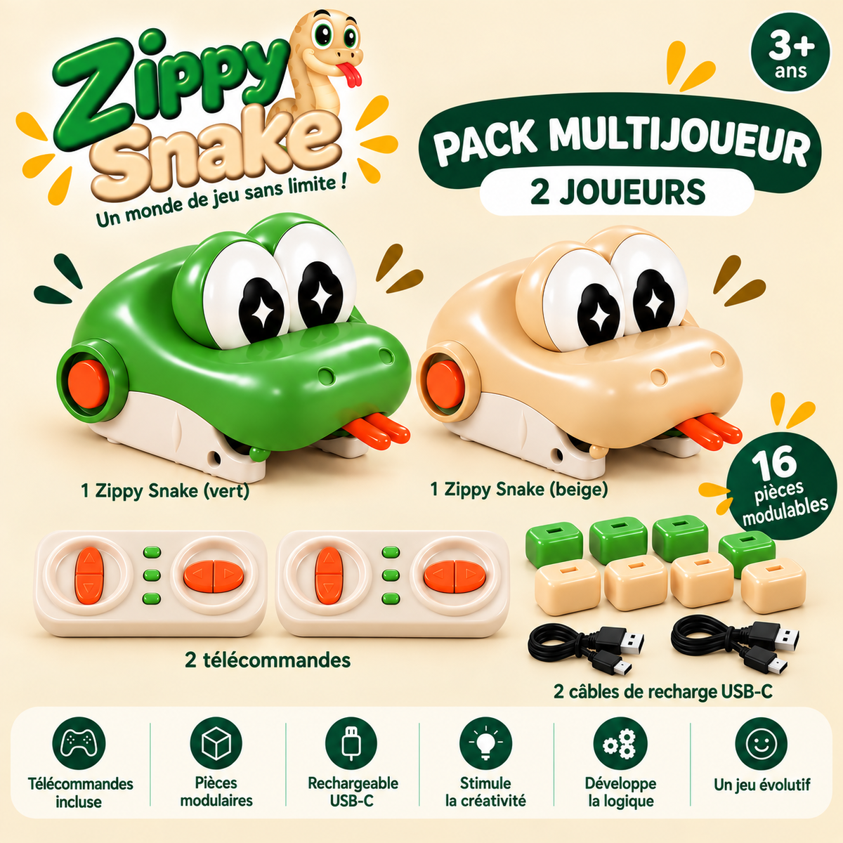 Zippy Snake™